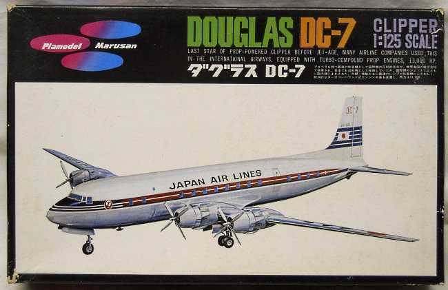 Marusan 1/50 Douglas DC-7 Japan Air Lines - JAL, 411-200 plastic model kit